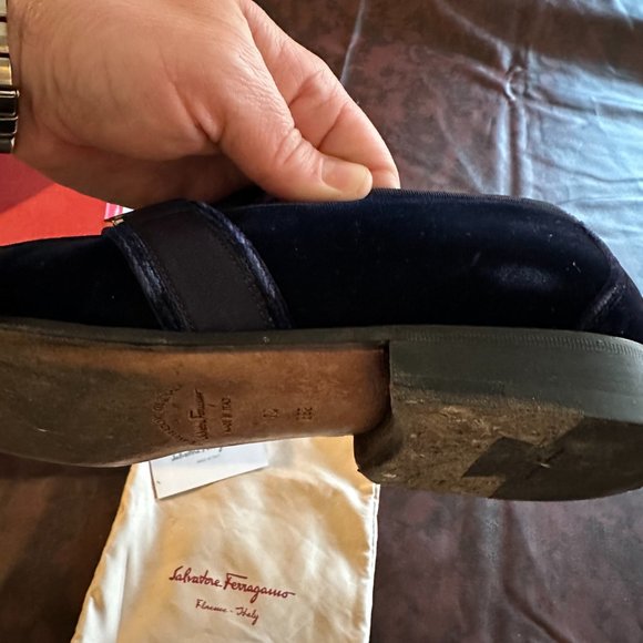 Ferragamo Danny 2 Velvet Loafers
